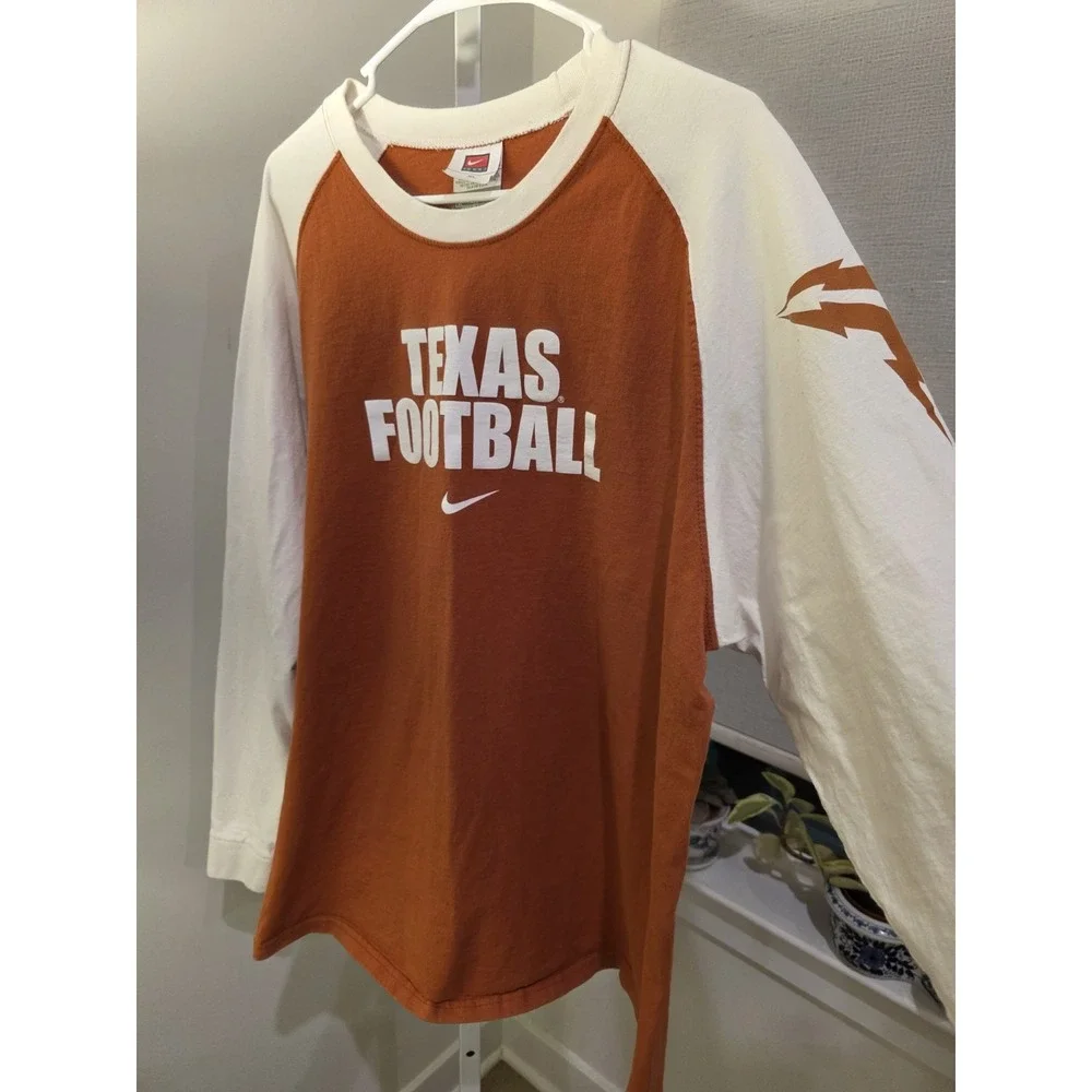 Nike University Of Texas Football Vintage 90s Y2K Shirt XL